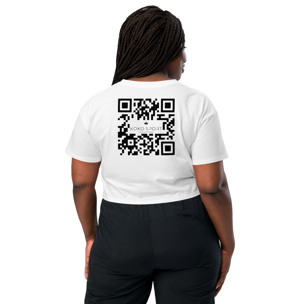 QR CODE CROP TOP